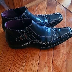 Vintage Giorgio Brutini Leather Ankle Boots size 8.5 M